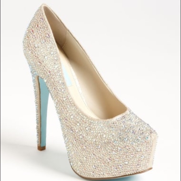 Betsey Johnson Shoes - Blue By Betsey Johnson Wishes Pumps